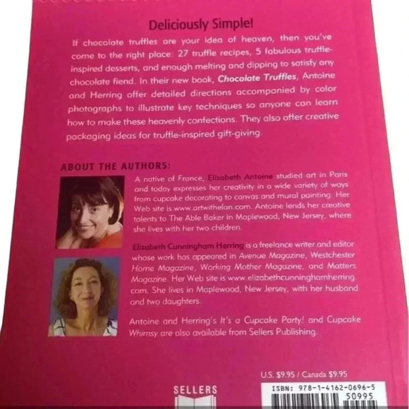 🌟 Be Sweet: Chocolate Truffles Cookbook by Elisabeth Antoine Elizabeth Herring 🌟 - Picture 2 of 3